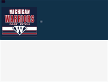 Tablet Screenshot of michiganwarriors.com